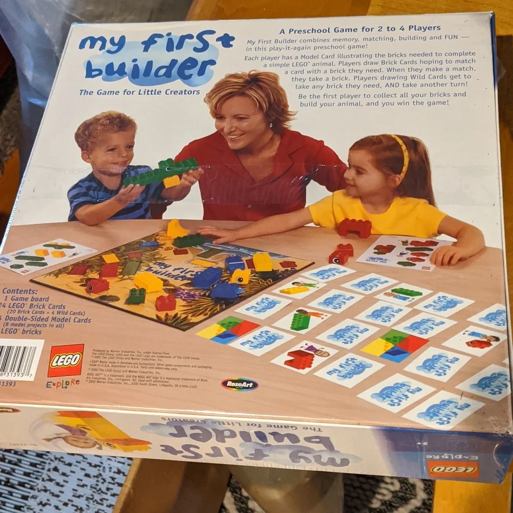 Vtg First Lego Explore My First Builder Game Preschool Little Creator Brand New